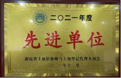 湖南省土地估價師與土地登記代理人協(xié)會2021年度“先進(jìn)單位”